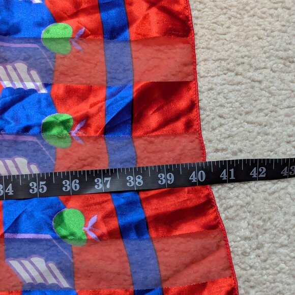 Apexx Collection Corp Square Multicolor School/Teacher Scarf 40" x 40" - Picture 6 of 9